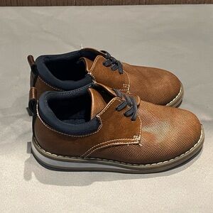 Classic Brown Kids Dress Shoes